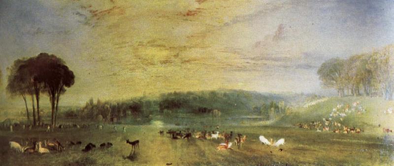 Joseph Mallord William Turner The Lake France oil painting art